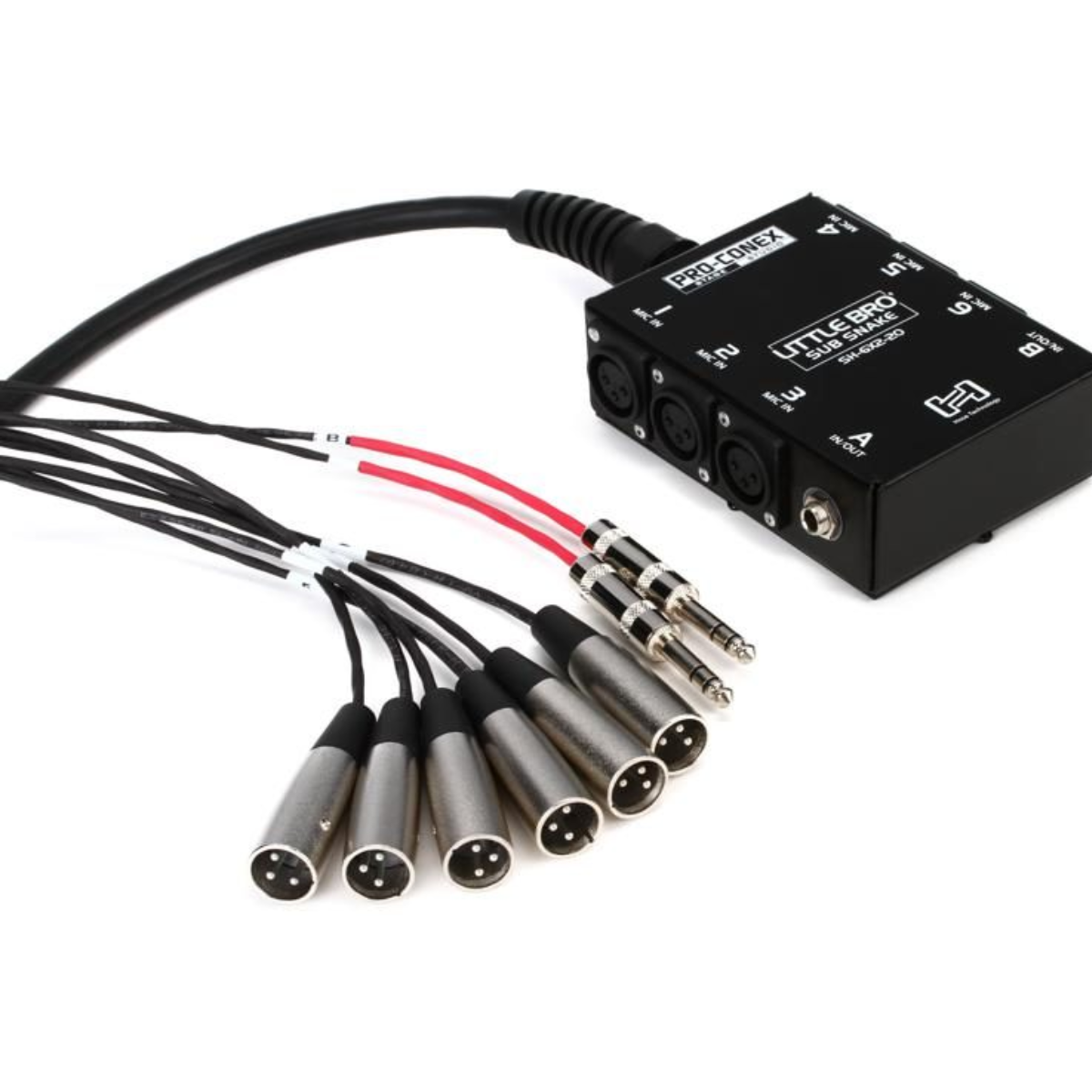 Hosa SH-6X2-20 Sub Snake, 20ft