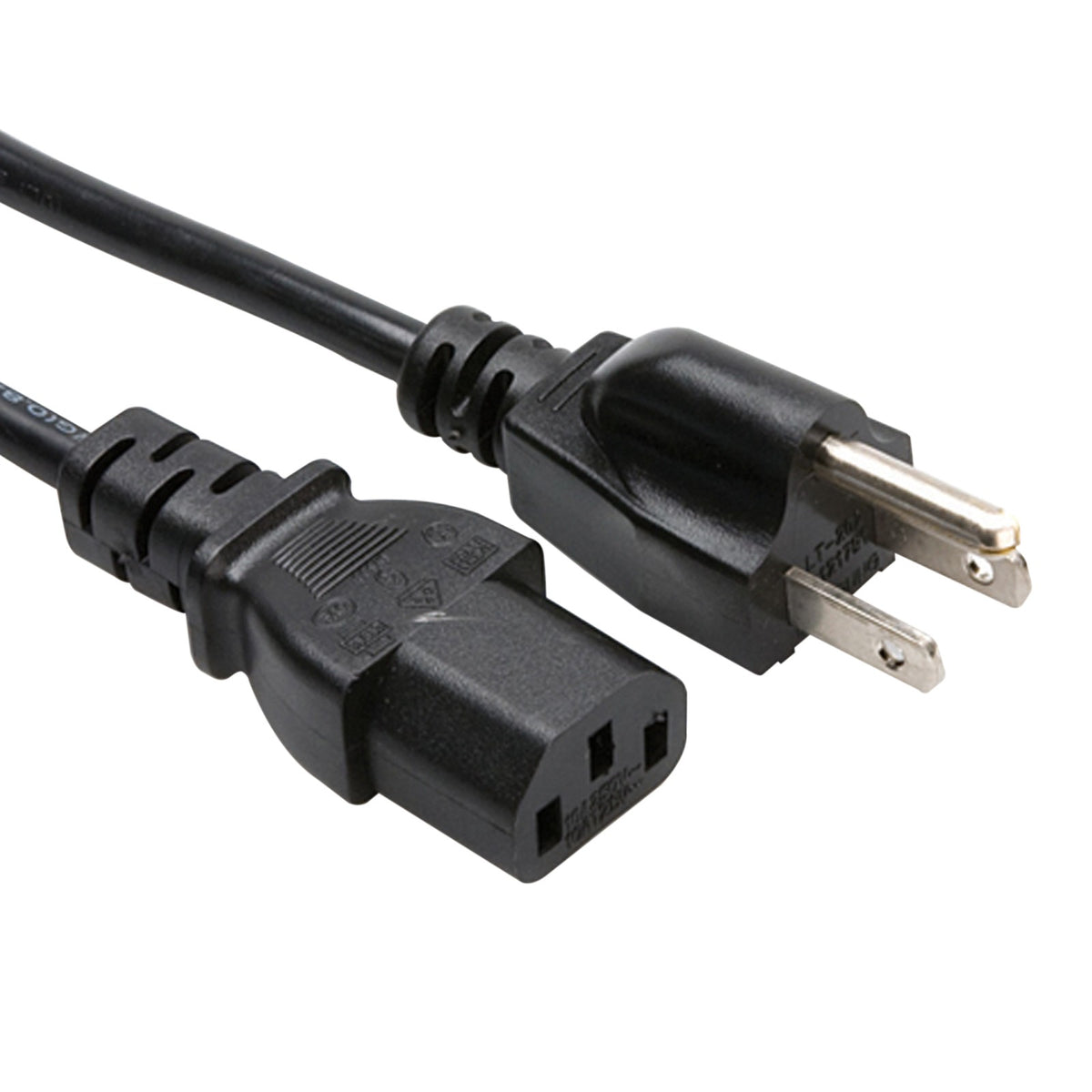Hosa PWC-148 IEC C13 to NEMA 5-15P Power Cable, 8ft