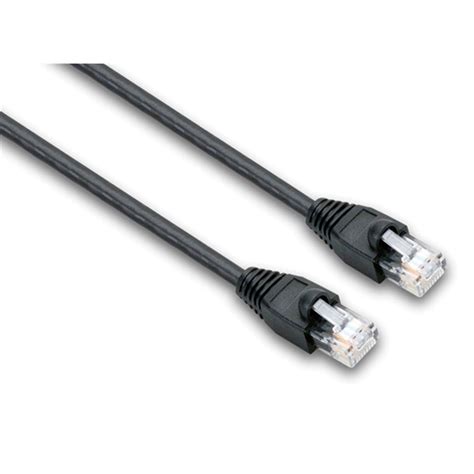 Hosa CAT-505BK Category 5e Ethernet Cable, 5ft