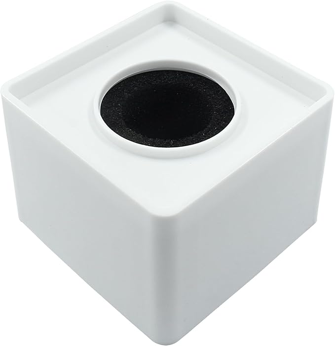 Mic Logo Flag Station Square (White)