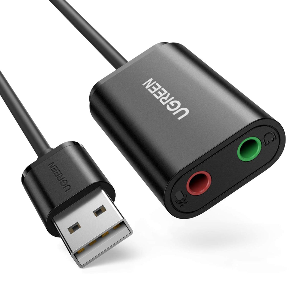 USB to Audio Jack Sound Card Adapter
