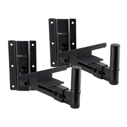 Gator Frameworks GFW-SPK-WM100 Adjustable Wall Mountable Speaker Stand (pair)