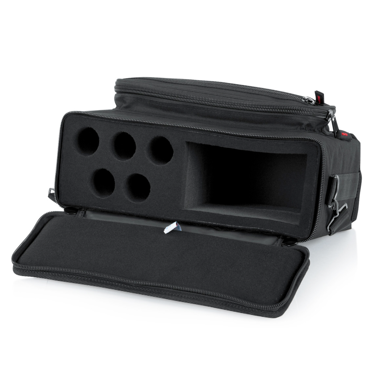 Gator Cases GM-5W Padded Microphone Carry Bag; Holds (5) Wireless Microphone System