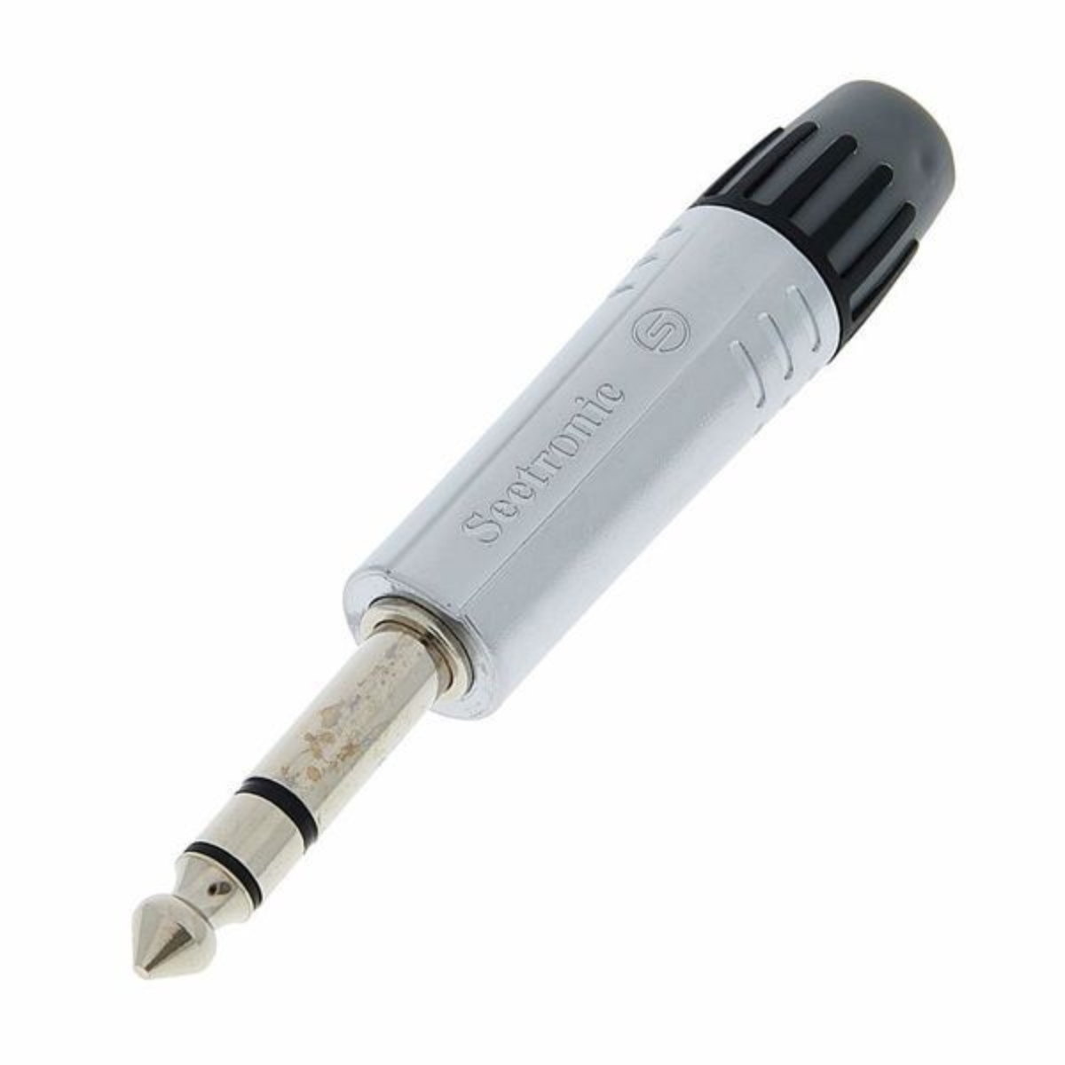 Seetronic MP3X Male 1/4inch TRS Connector, Silver
