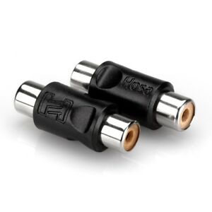 Hosa Technology GRA-101 RCA Female to Same Coupler, Pair