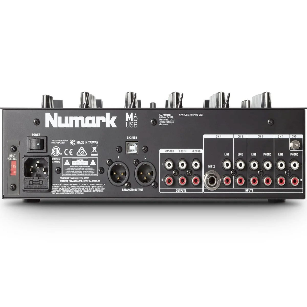 Numark M6 USB 4 Channel DJ Mixer