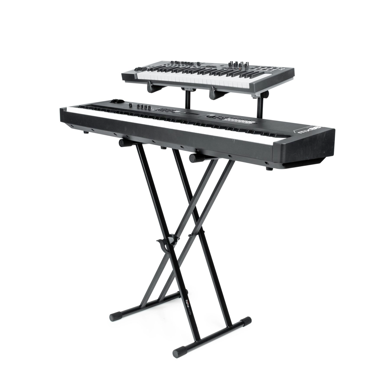 Gator GFW-KEY-5100X Heavy Duty X Style Keyboard Stand with Upper Tier
