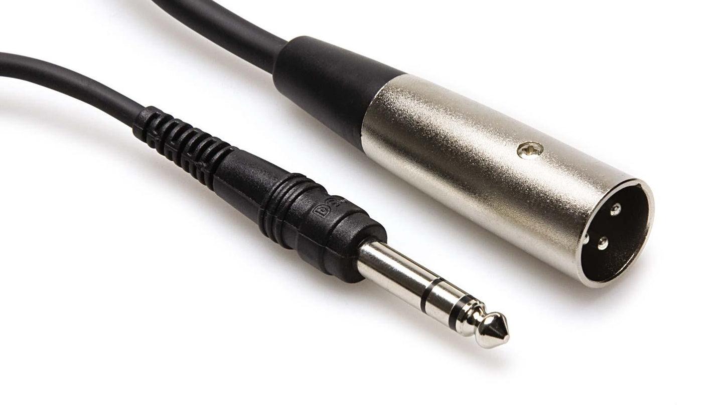Hosa STX-115M 1/4" TRSM to XLR3M, 15ft