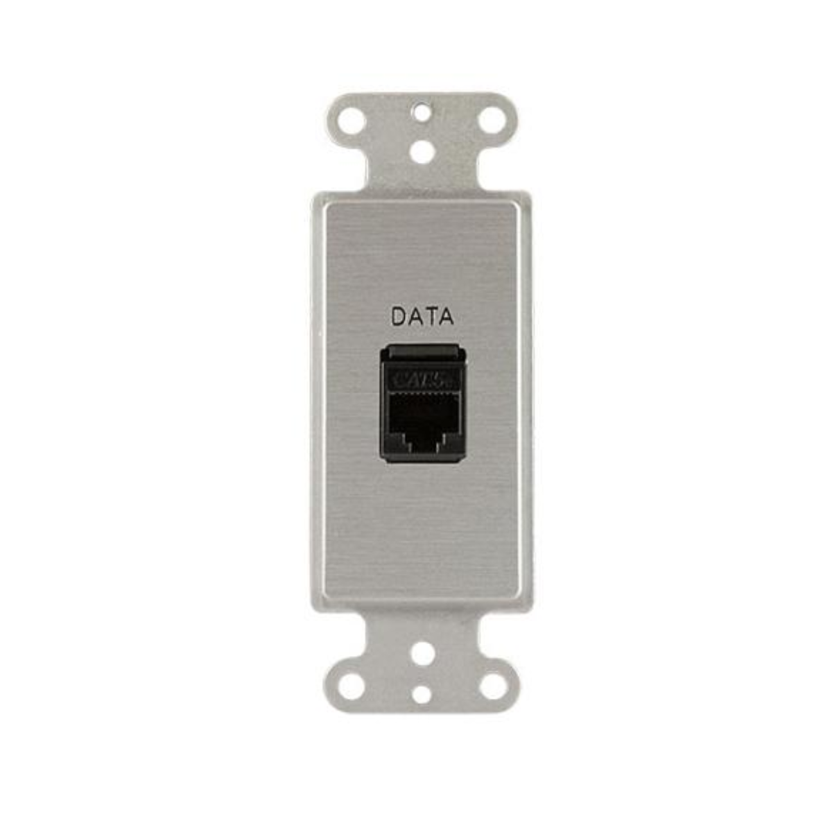 COVID D1102F-CA - Decora Wall Plate Insert, Keystone RJ45-CAT5,