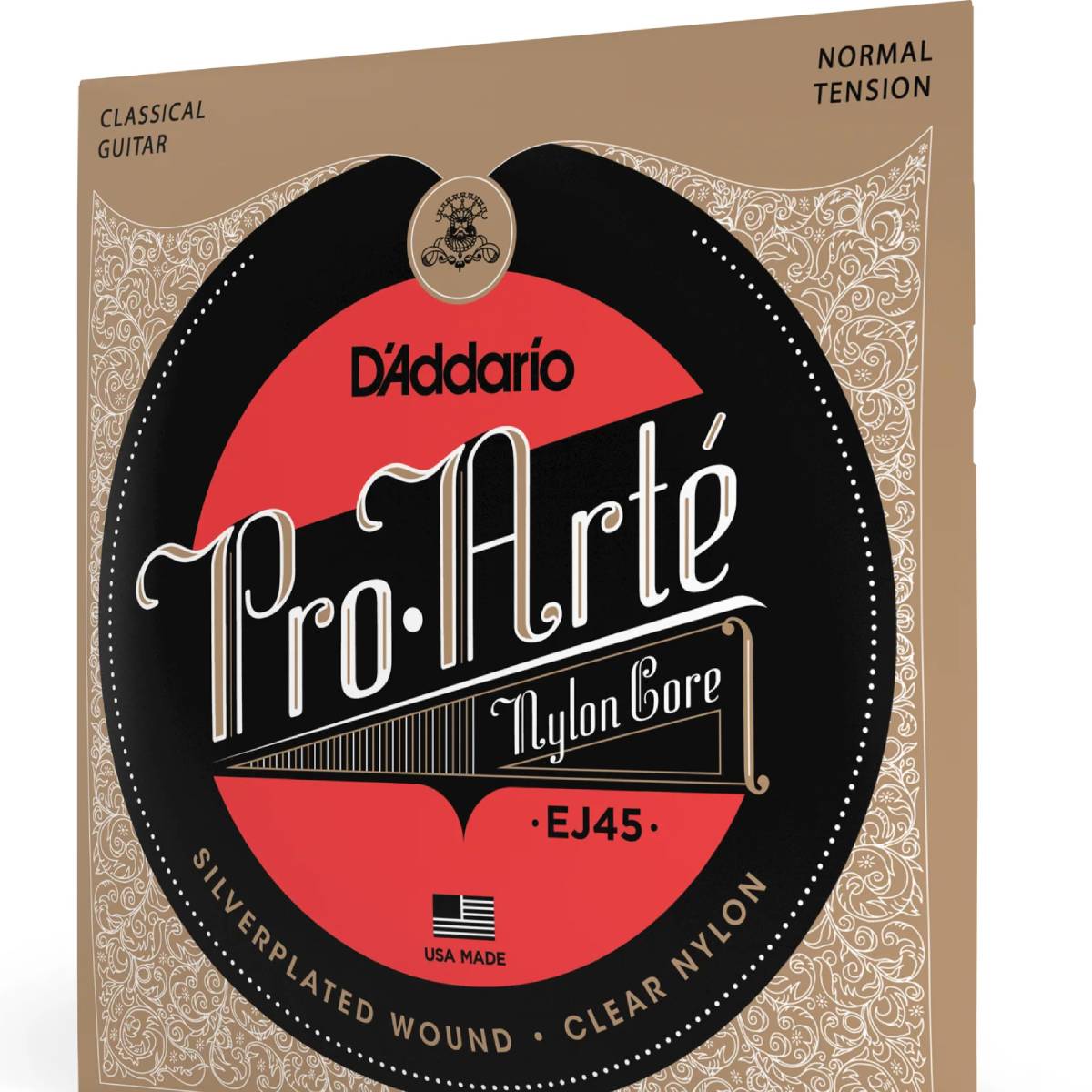 D'Addario EJ45 Normal Pro-Arte Nylon Classical Guitar Strings (28 - 43)