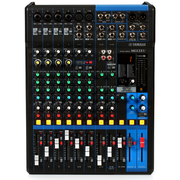 Yamaha MG12XU Analog 12 Ch Mixing Console