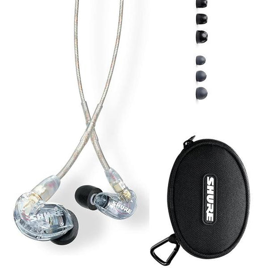 Shure SE215-CL In-Ear Monitoring Earphones (Clear)