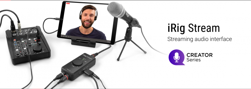 IK Multimedia iRig Stream USB Audio Interface for Mobile Devices
