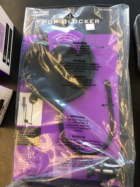 On-Stage ASVS6-B Pop Blocker