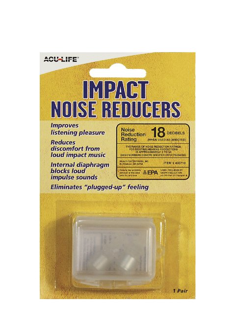 Acu-Life Impact Noise Reducers Earplugs