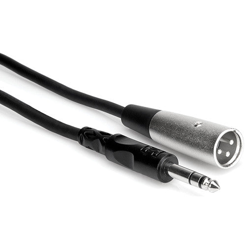 Hosa STX-110M 1/4in TRSM to XLR3M, 10ft