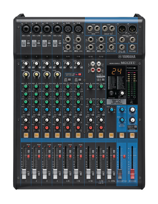 Yamaha MG12XU Analog 12 Ch Mixing Console