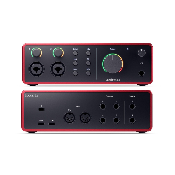 Focusrite Scarlett 4i4 Audio Interface (4th Gen)