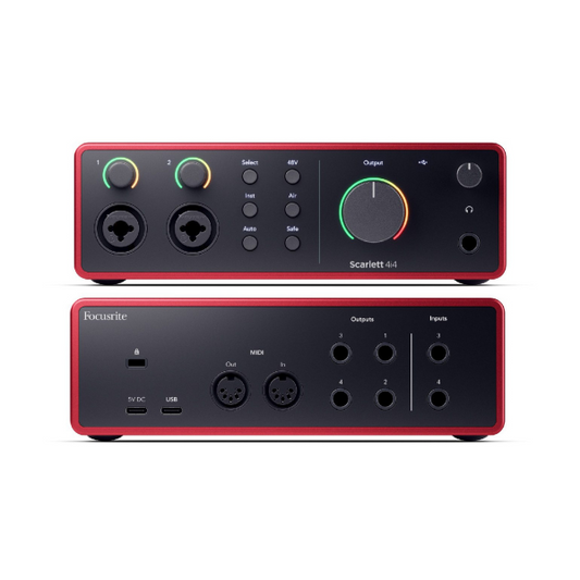 Focusrite Scarlett 4i4 Audio Interface (4th Gen)