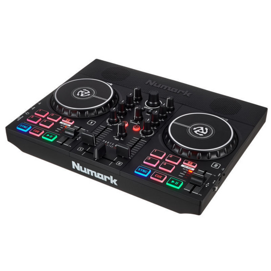 Numark Party Mix Live DJ Controller with Built-In Light Show and Speakers