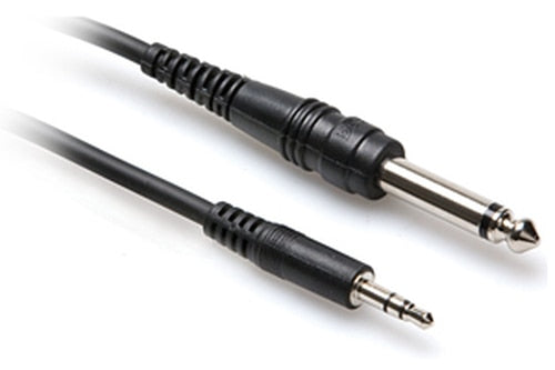 Hosa CMP-105 1/4in TS to 3.5mm TRS, 5ft
