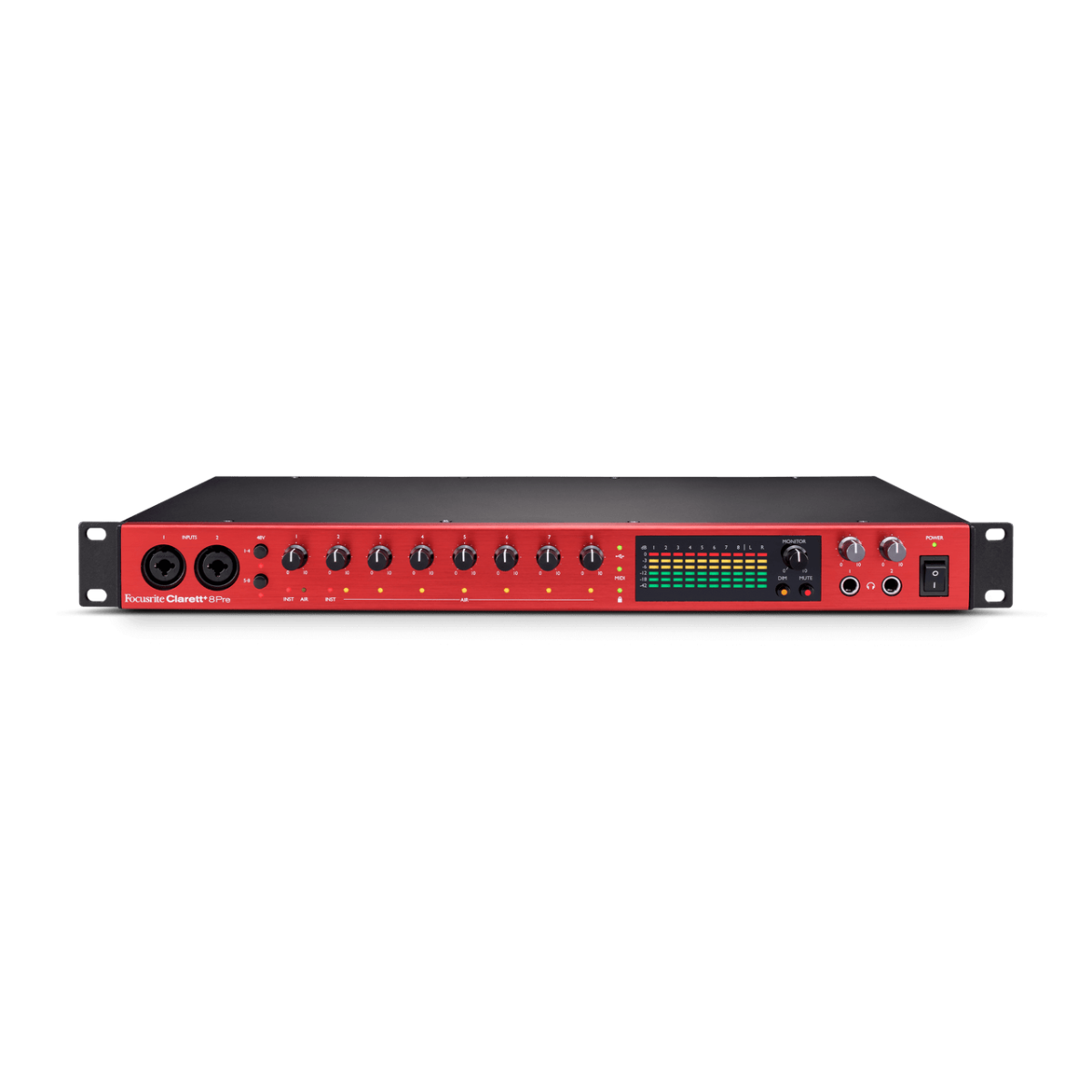 Focusrite Clarett+ 8Pre Rackmount USB-C Audio Interface