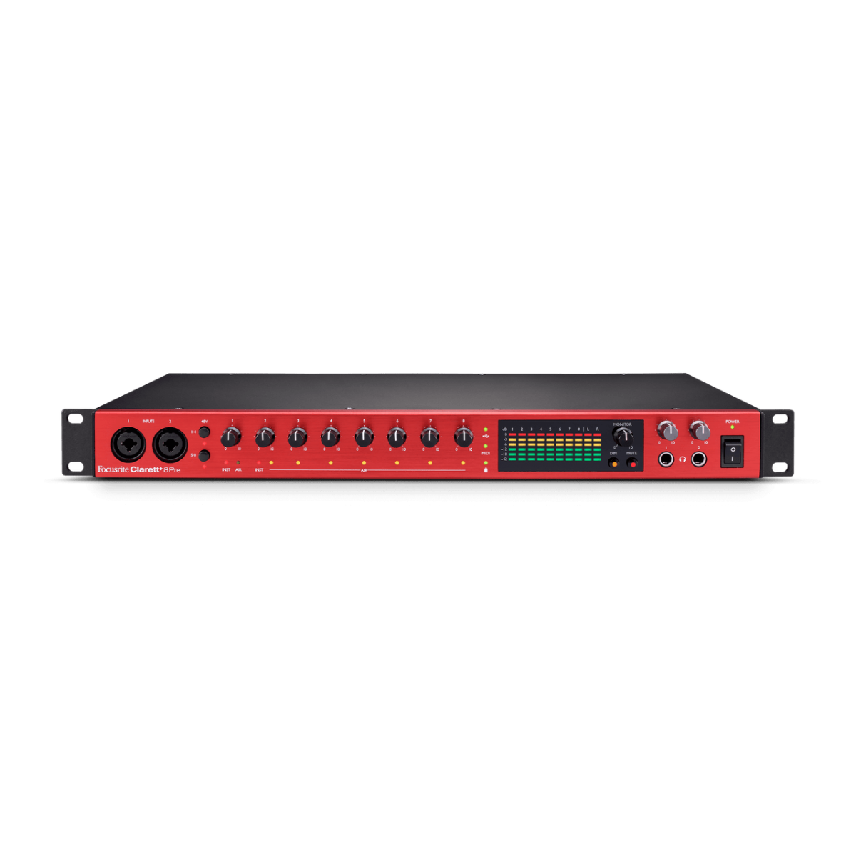 Focusrite Clarett+ 8Pre Rackmount USB-C Audio Interface – CET