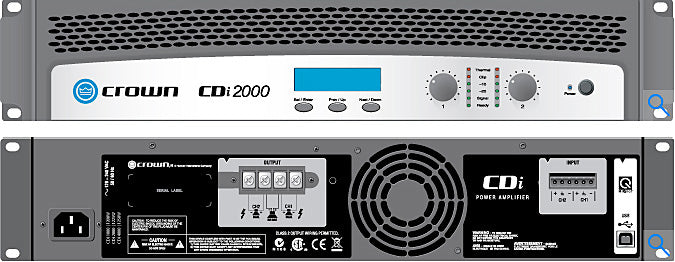 Crown CDi 2000 Power Amplifier (800W @ 4Ω)