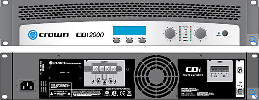 Crown CDi 2000 Power Amplifier (800W @ 4Ω)