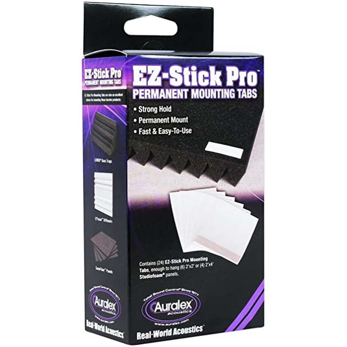 Auralex EZ-Stick Pro Tabs (Pack of 24)