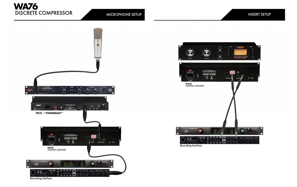Warm Audio WA76 - Discrete FET Compressor
