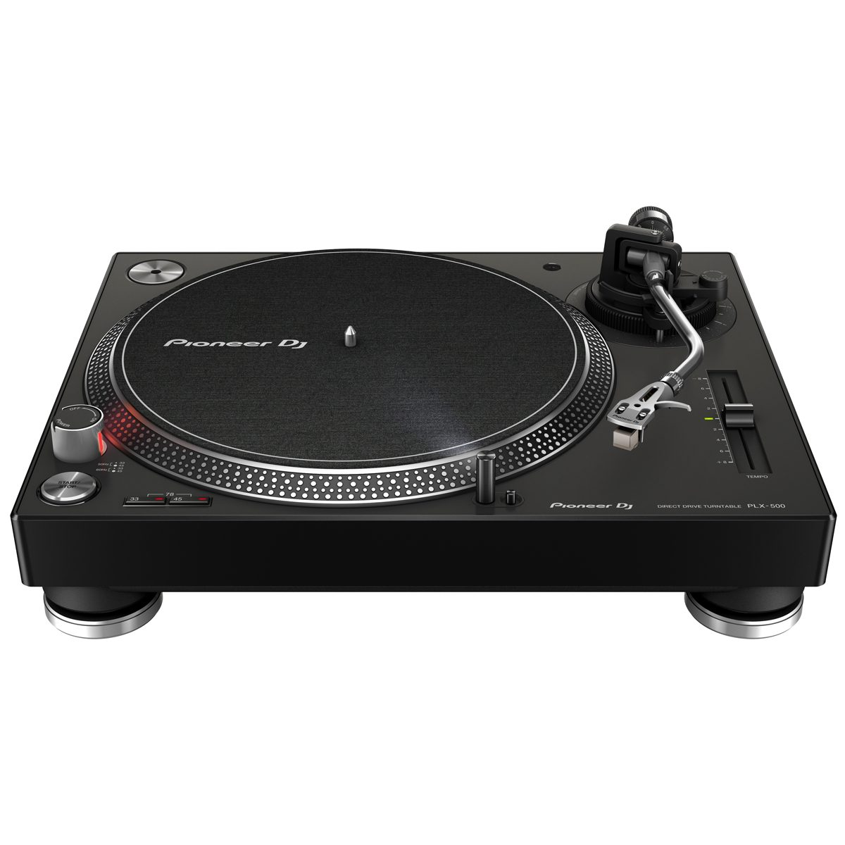 Pioneer DJ PLX-500-K Direct-Drive Turntable (Black)