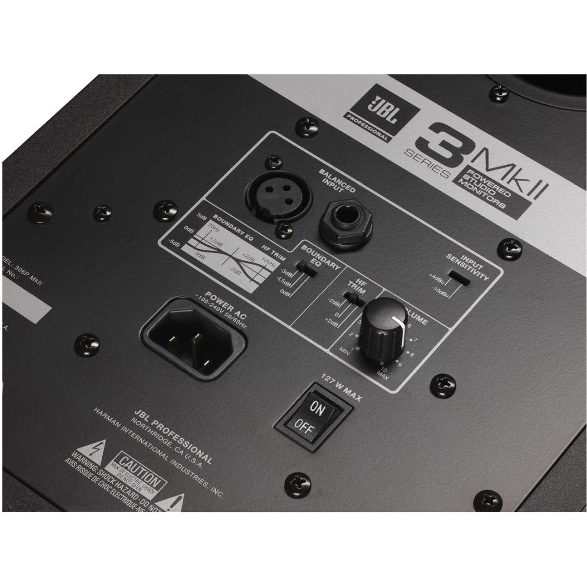 JBL 308PMkII - 308P MkII - Powered 8" Two-Way Studio Monitor