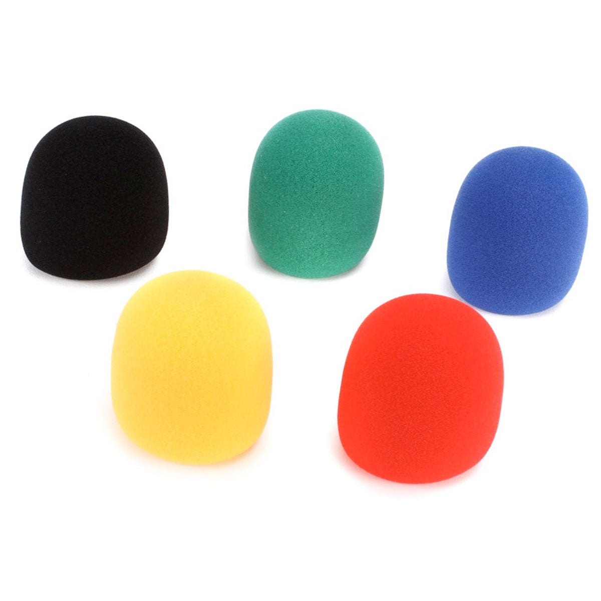 On-Stage ASWS58C5 5-pack Multi-color Windscreens
