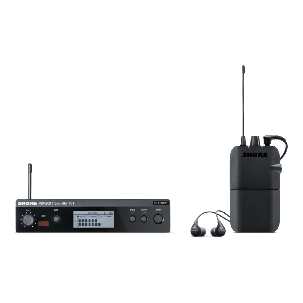 Shure P3TR112GR Stereo Personal In-Ear Monitor System