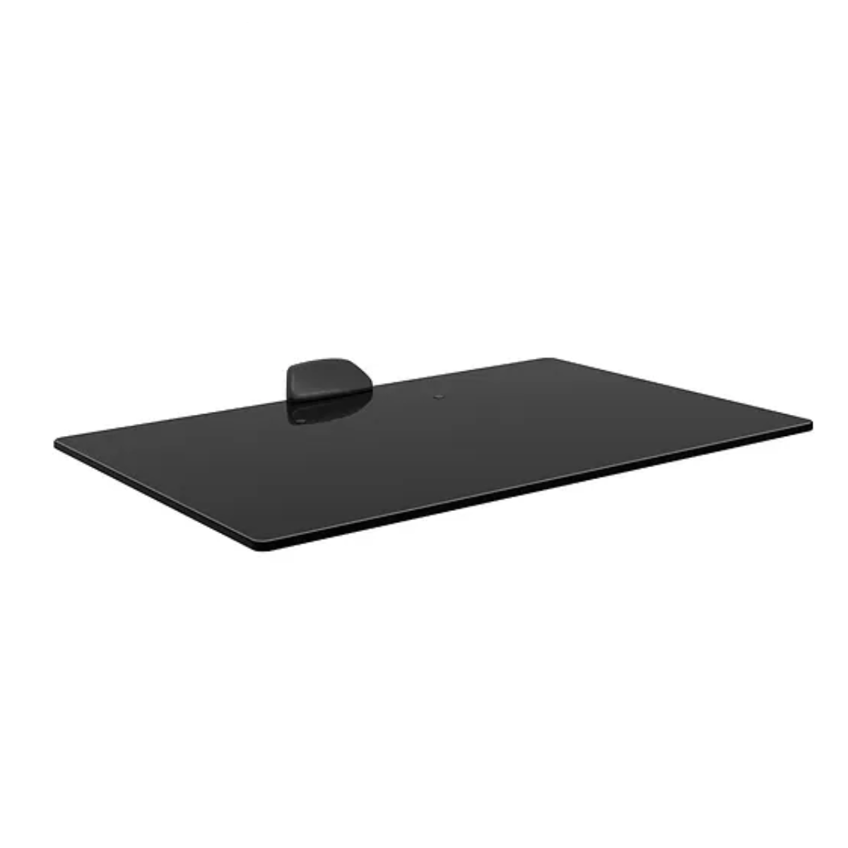 Barkan E85G+ Glass A/V Shelf, Black for weight up to 22lbs/ 10kg (E85G+ B.)