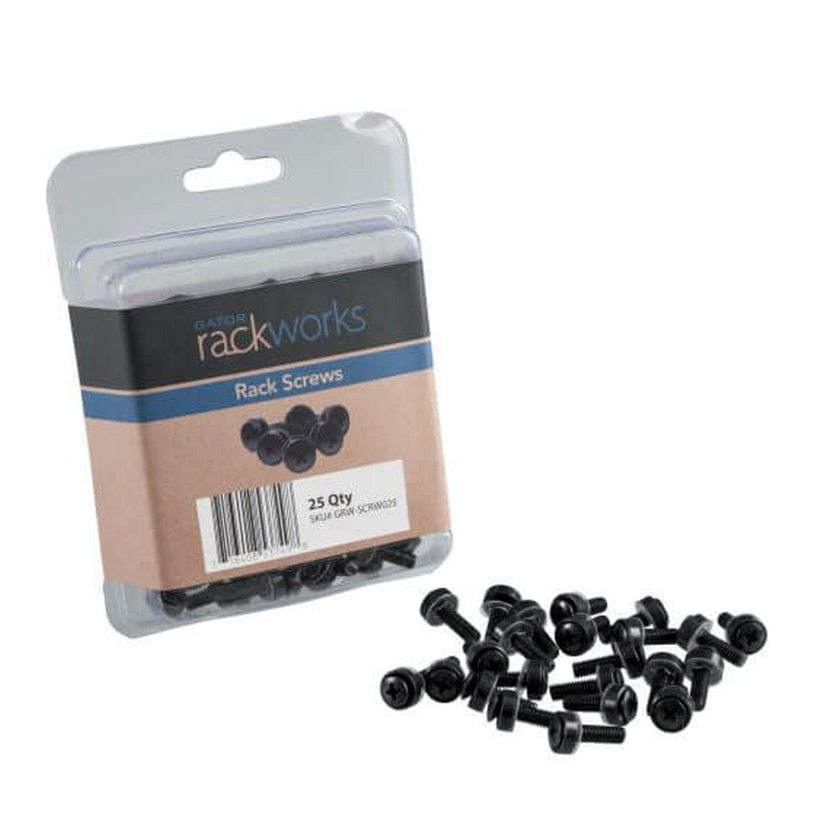 Gator Rackworks GRW-SCRW025 #10-32 x 3/4" Rack Screws, 25 Pack