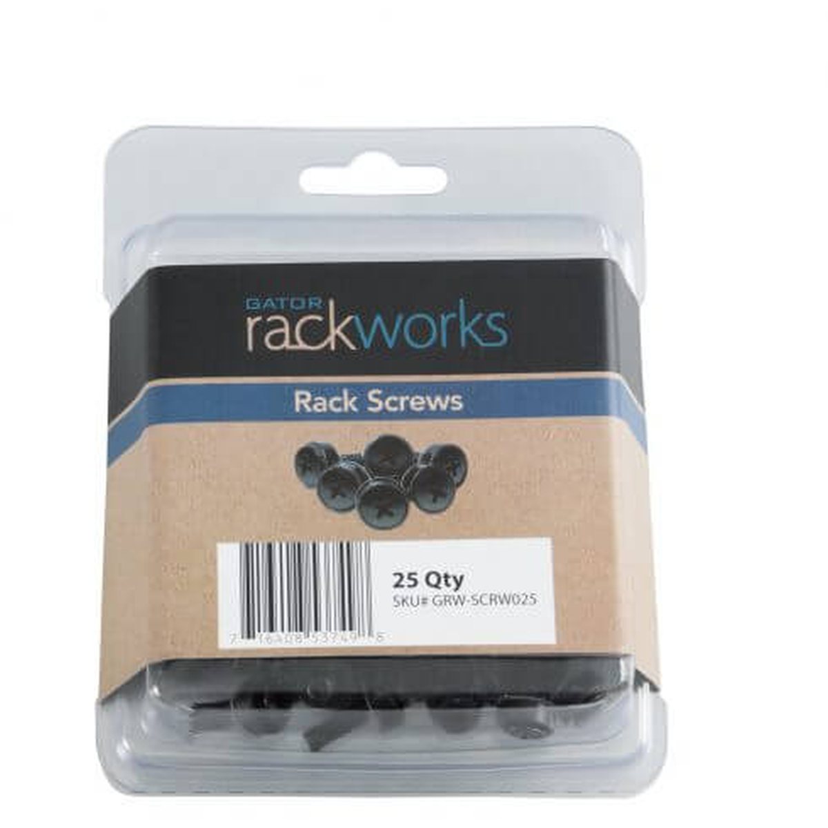 Gator Rackworks GRW-SCRW025 #10-32 x 3/4" Rack Screws, 25 Pack