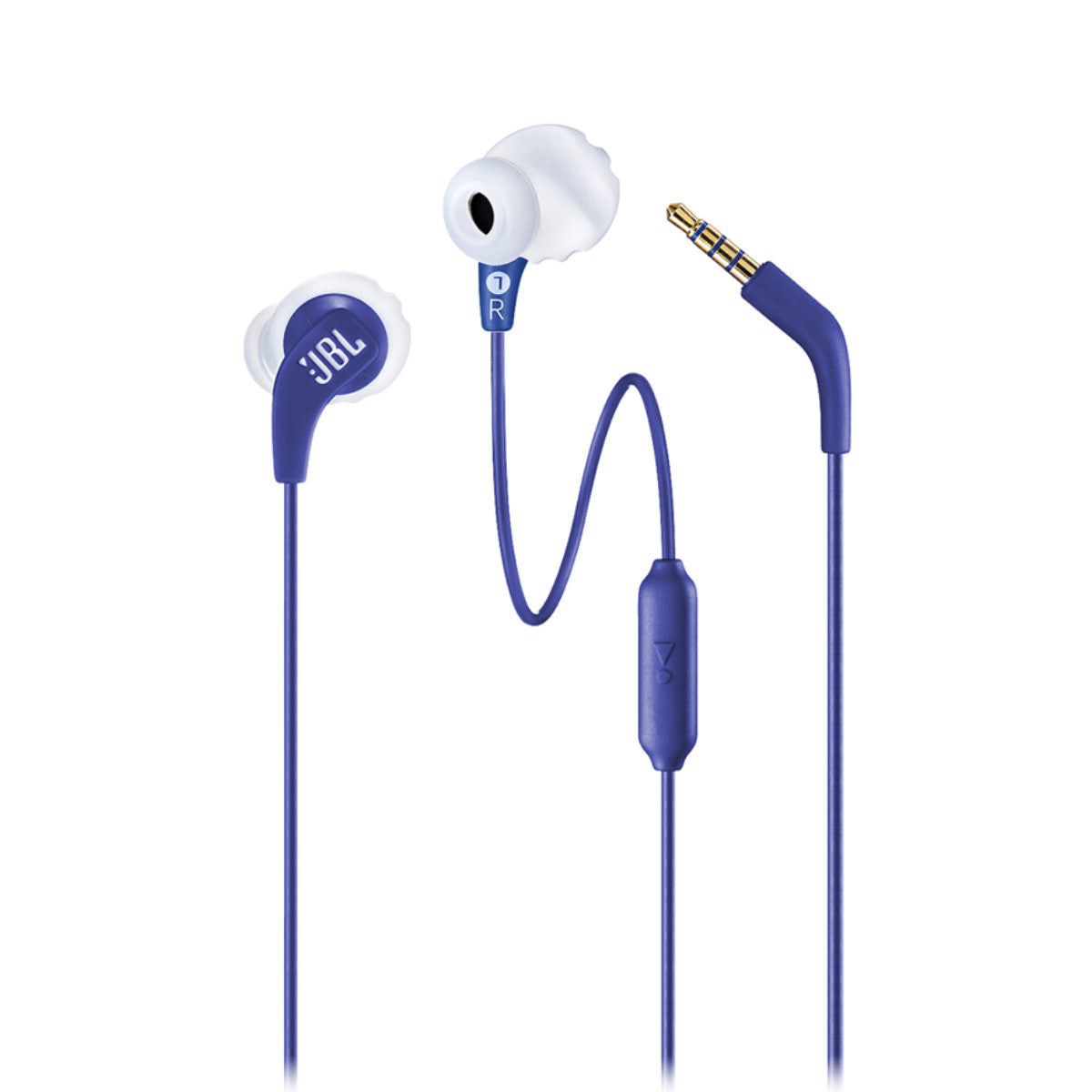 JBL Endurance Run ENDURRUNBLUAM In ear, Wired Headphone With Microphone