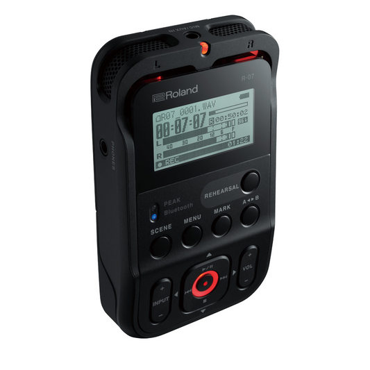 Roland R-07-BK, Portable Audio Recorder