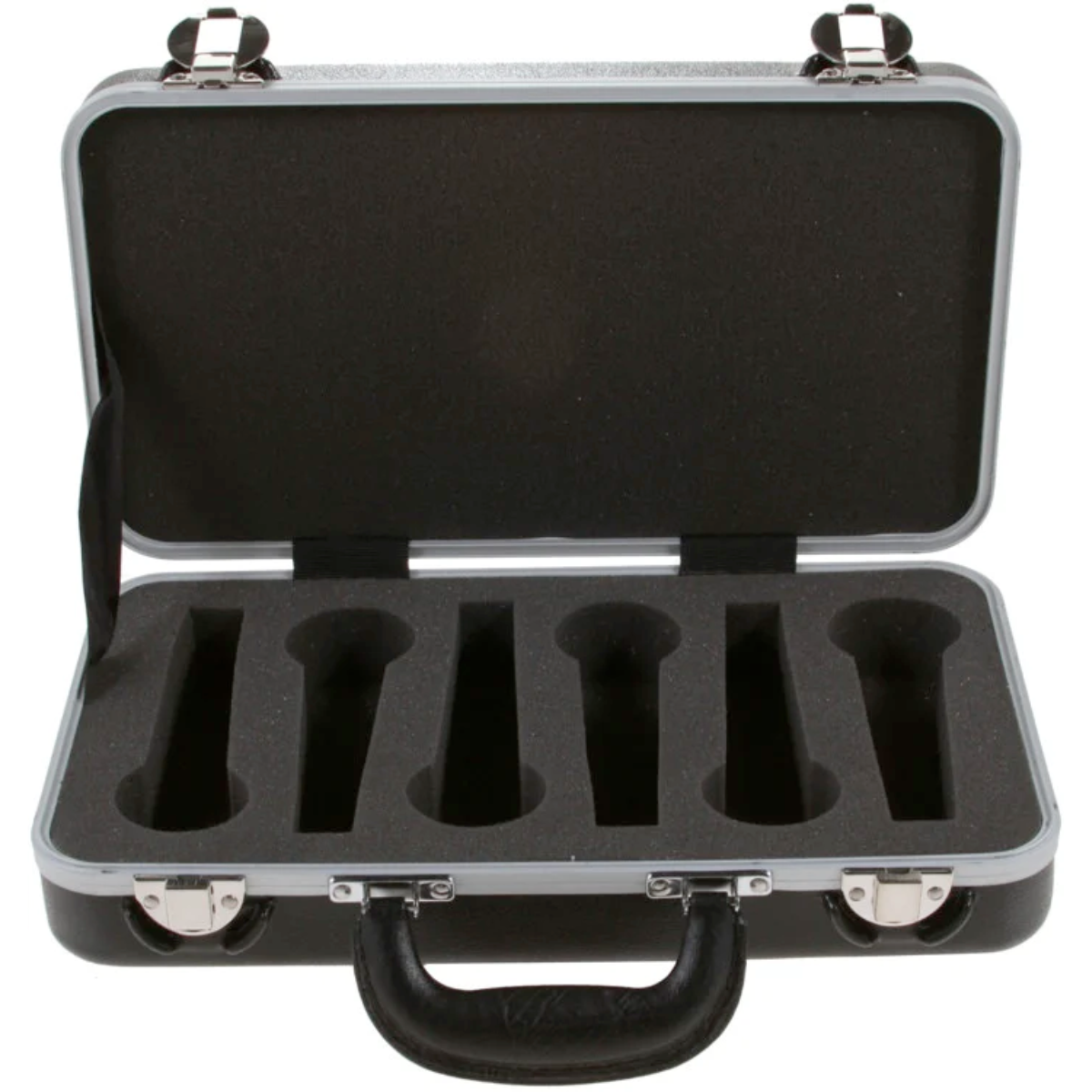 GATOR GM-6-PE Ata molded 6 slot Microphone Briefcase 