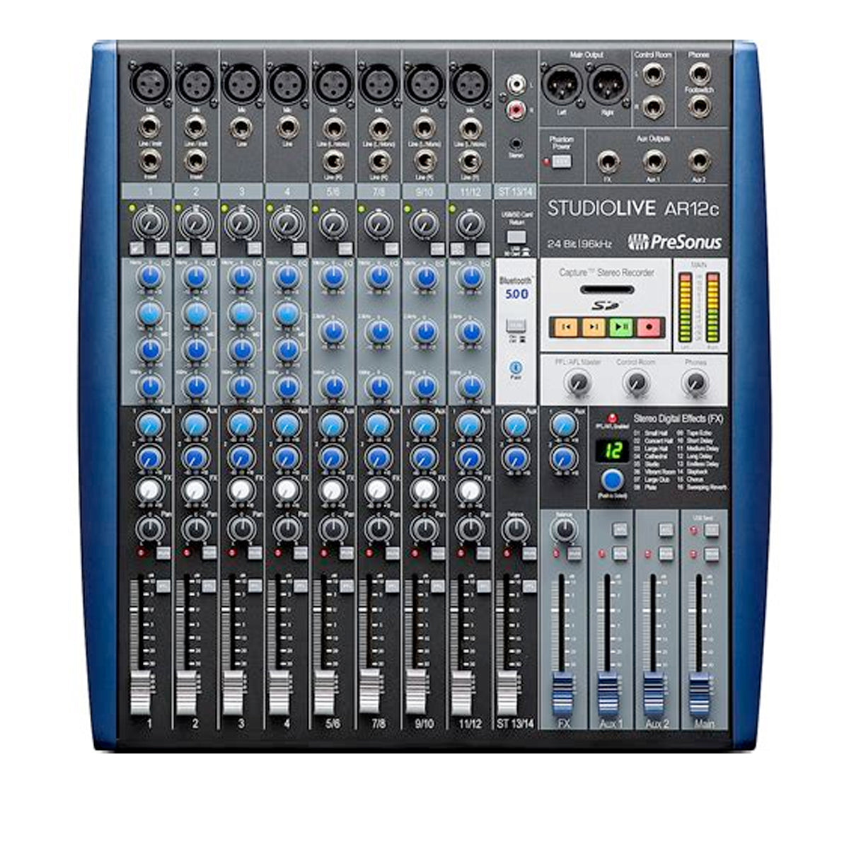 PreSonus StudioLive AR12C 14-Channel USB-C Hybrid Digital/Analog Mixer 