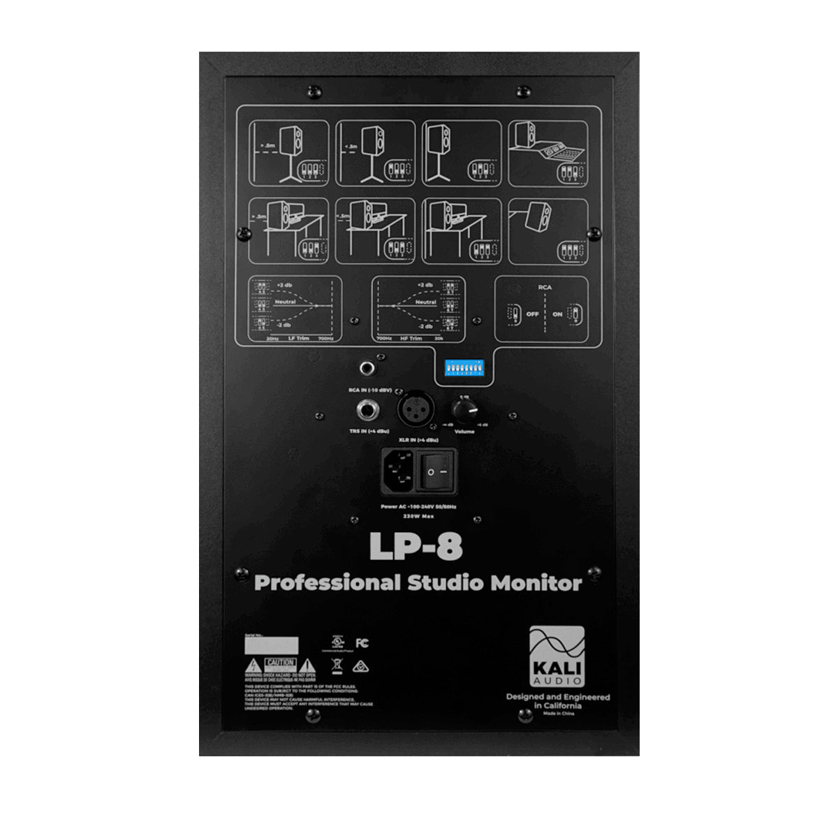 Kali Audio LP-8 V2 8inch Active Studio Monitor (Black)