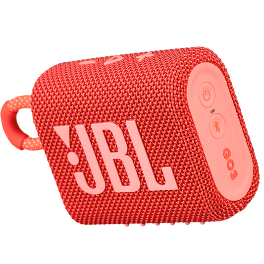 JBL Go 3 Portable Bluetooth Speaker (Red)