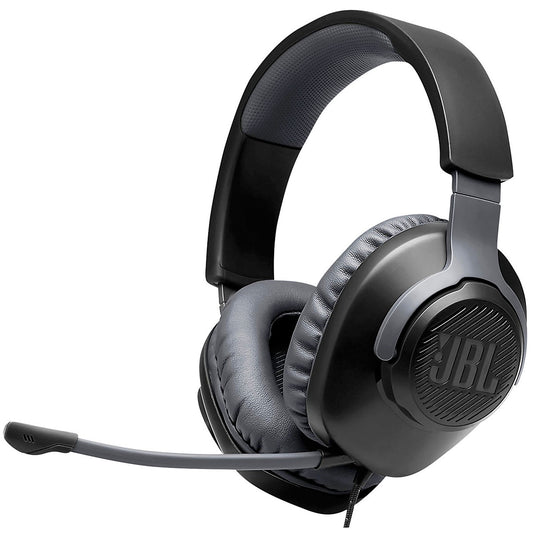 JBL Quantum 100 - Wired Over-Ear Gaming Headphones - Black