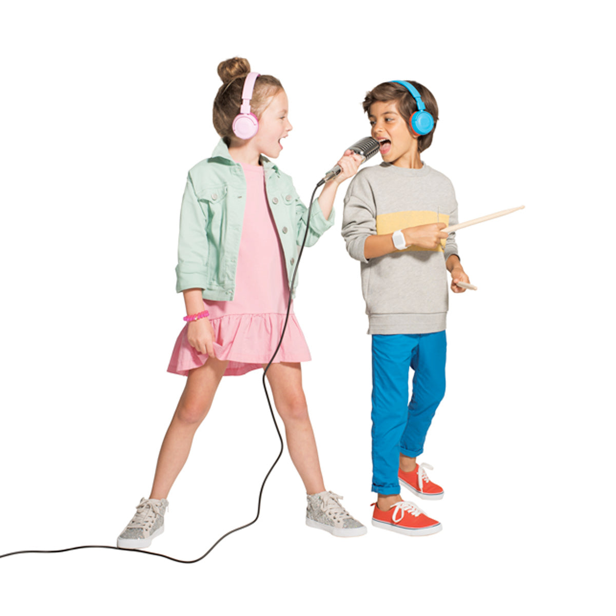JBL JR300BTBLUAM Kids Wireless On-Ear Headphones (Rocker Blue)