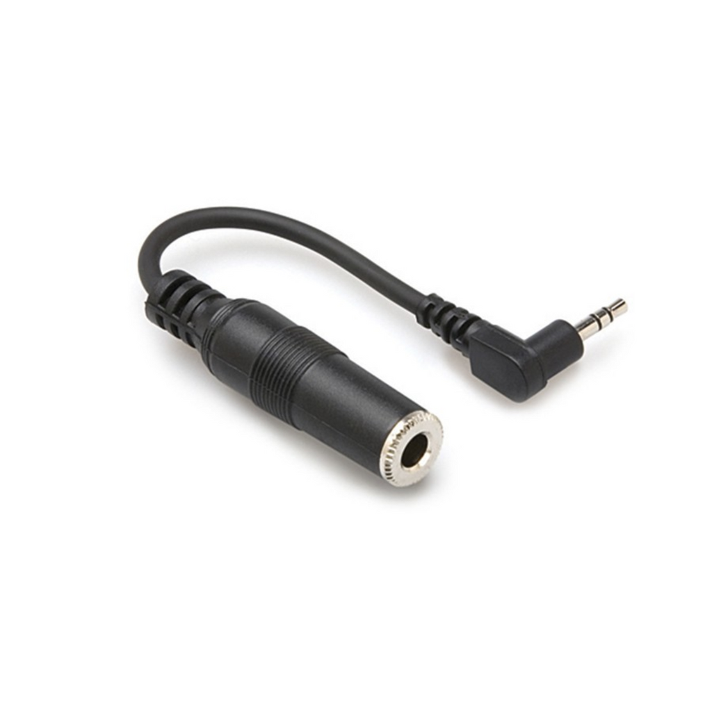 HOSA MHE-100.5 Headphone adaptor 1/4in TRSF 3.5mm male