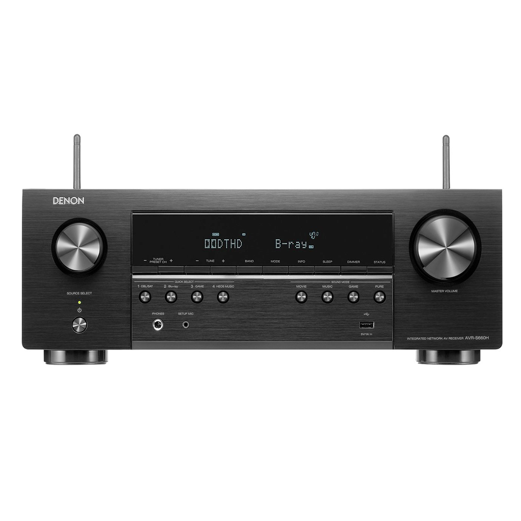 Denon AVR-S660H 5.2 Channel 8K Receiver with HEOS® Built-in