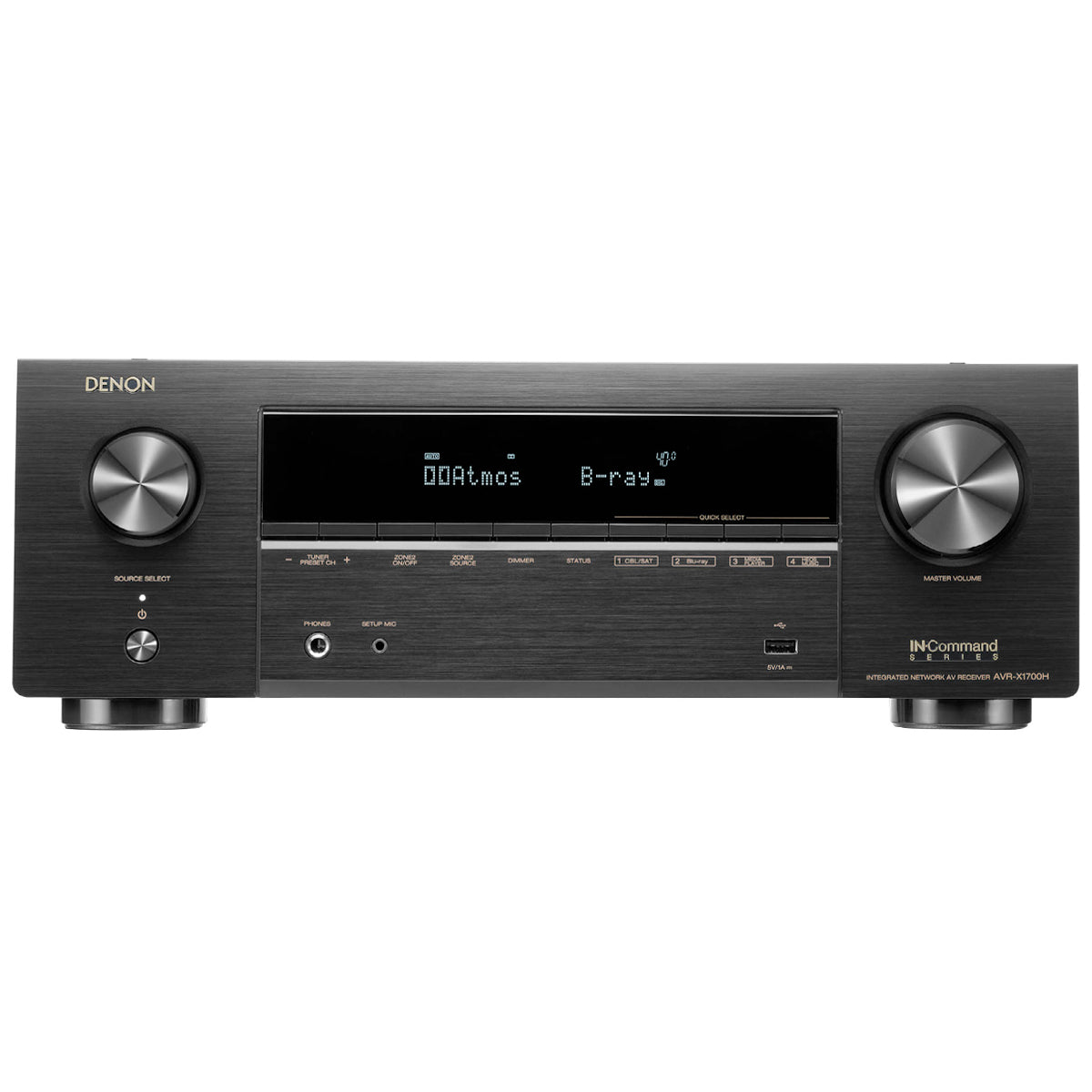Denon AVR-X1700H 8K, 7.2 Channel Receiver 