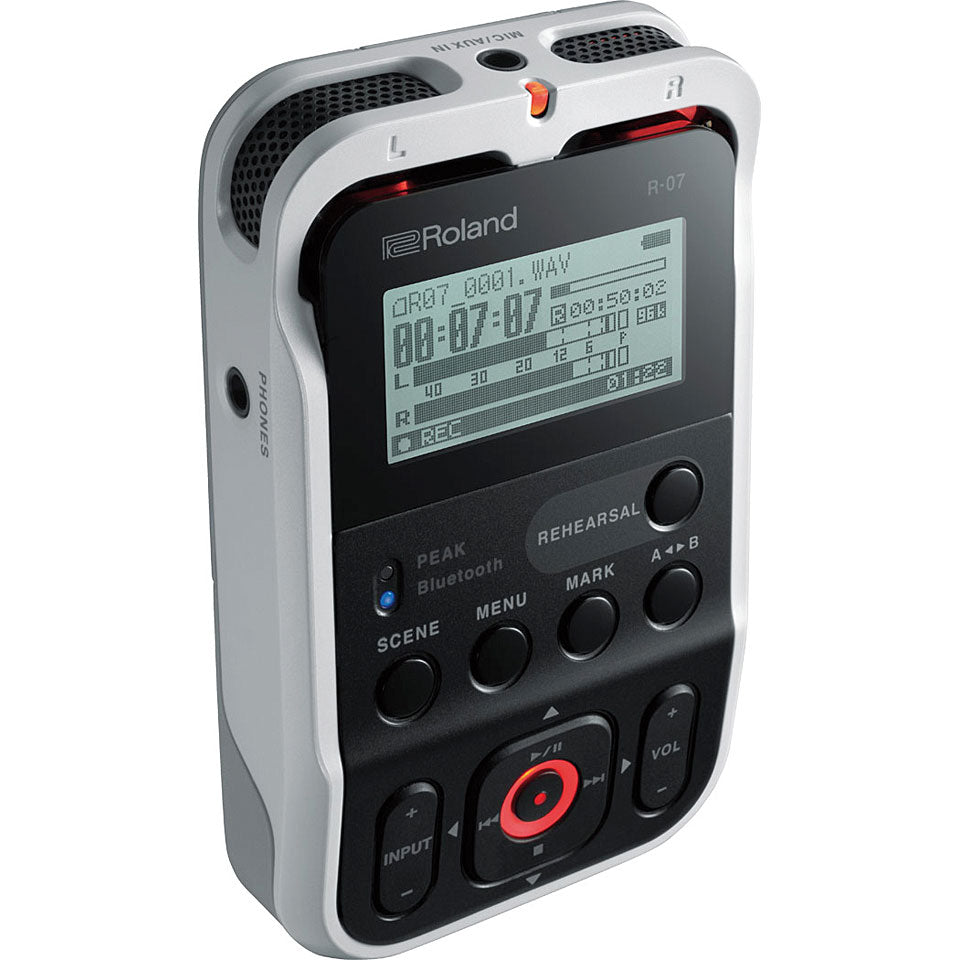 Roland R-07-WH, Portable Audio Recorder